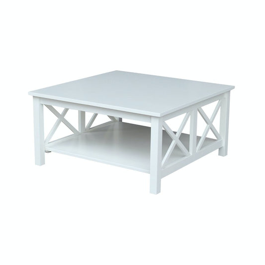 Hampton - Square Coffee Table in Pure White