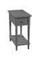 Destinations - Narrow Side Table in Heather Gray