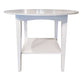 Hampton - 36" H Seaside Pub Table in Chalk & White