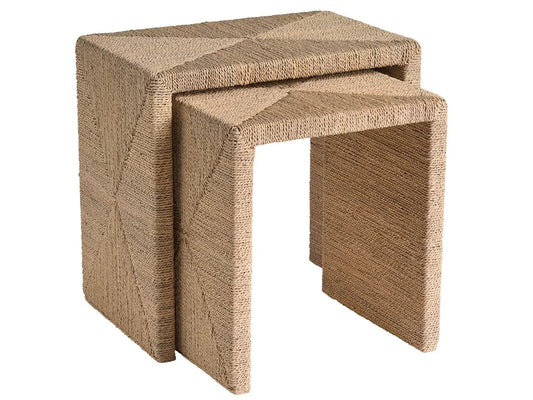Universal - Oasis-Coastal Living Home Abaca Nesting Tables