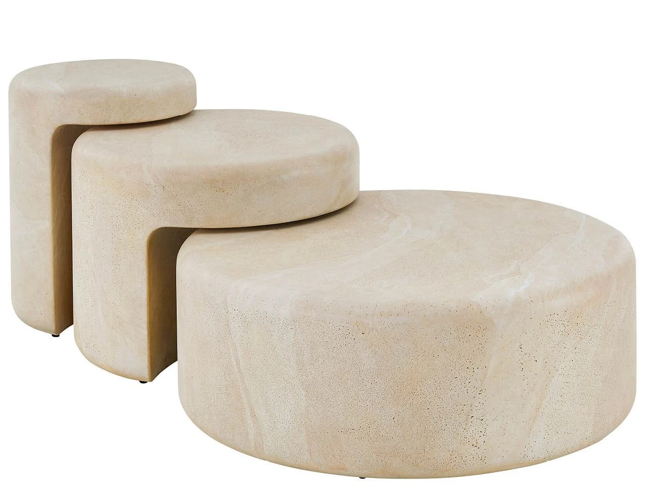 Universal - Mist & Veil-Modern Nimbus Nesting Tables