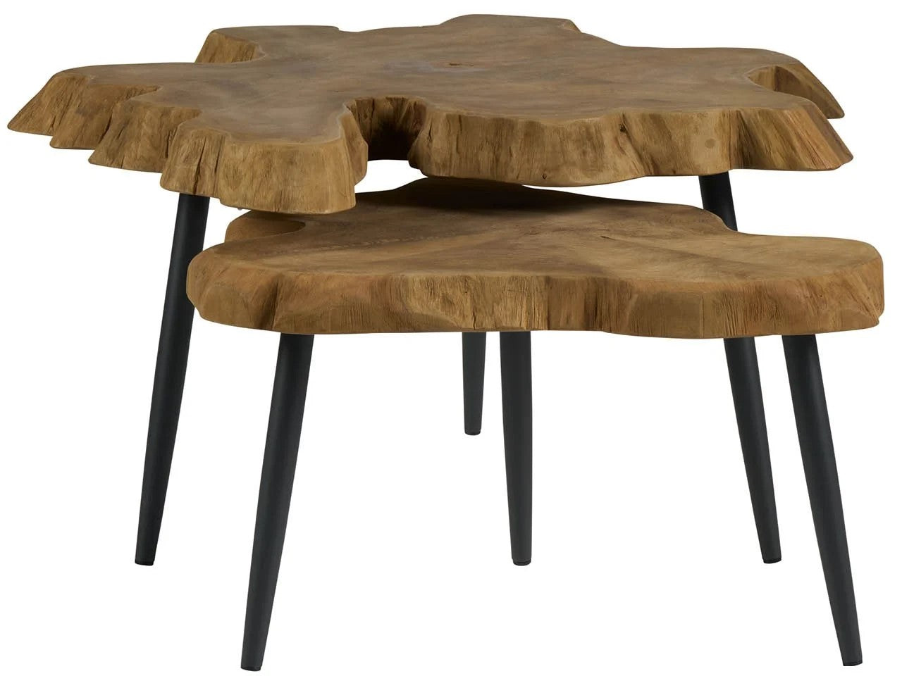 Universal - Oasis-Coastal Living Home Driftwood Nesting Tables