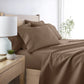 6-Piece Double Brushed Solid Sheet Set