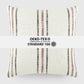 Framed Stripe Yarn-Dyed Cotton Decor Throw Pillow Cover