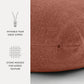 Stone Washed & Distressed Cotton Decor Throw Pillow Cover