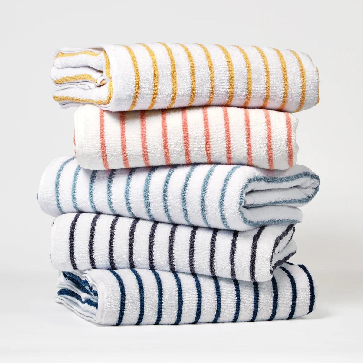 100% Cotton Stripe Cabana Towels