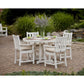 POLYWOOD Traditional Garden 5-Piece Round Farmhouse Dining Set FREE SHIPPING