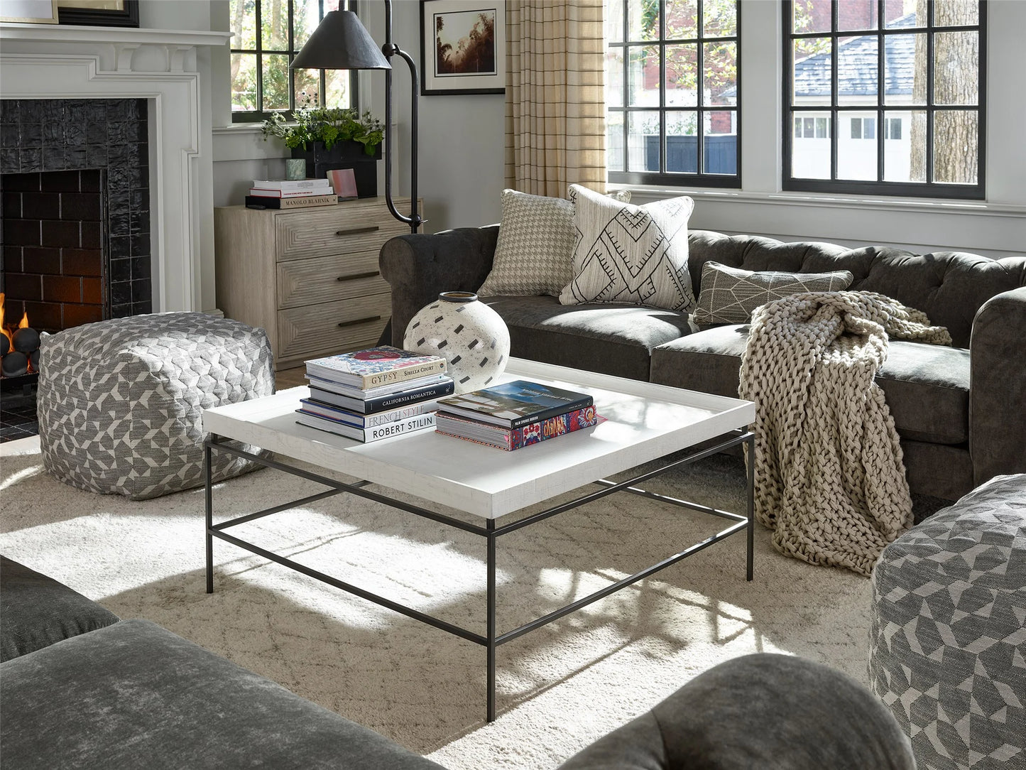 UNIVERSAL - MODERN FARMHOUSE GALEN COCKTAIL TABLE