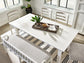 UNIVERSAL - MODERN FARMHOUSE FINN DINING BENCH