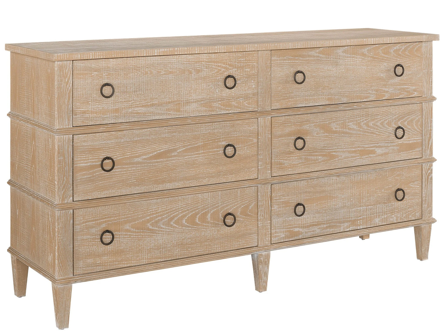 UNIVERSAL - MODERN FARMHOUSE SIX DRAWER DRESSER
