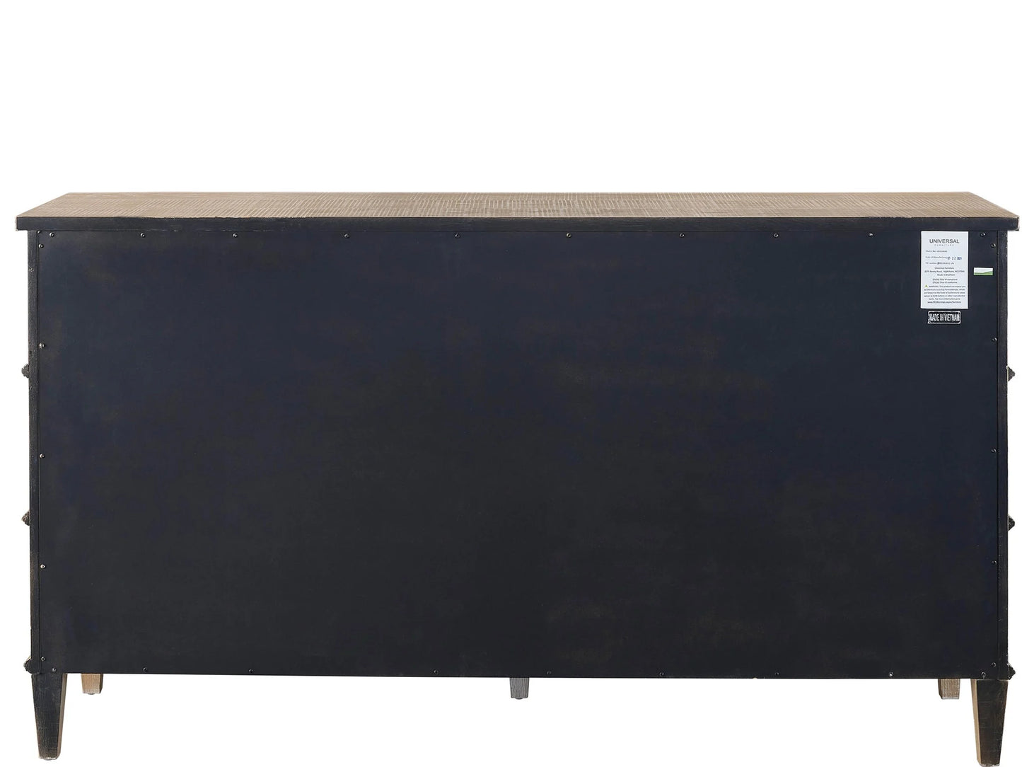 UNIVERSAL - MODERN FARMHOUSE SIX DRAWER DRESSER