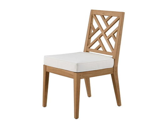 Universal - Coastal Living Outdoor Chesapeake Fret Back Side Chair