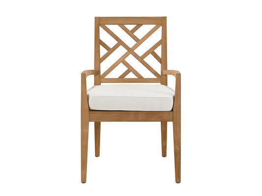 UNIVERSAL - COASTAL LIVING OUTDOOR CHESAPEAKE FRET BACK ARM CHAIR