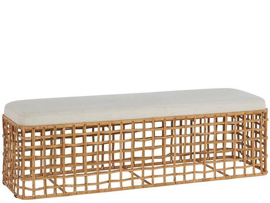 Universal - Getaway Coastal Living Home Rattan Bench
