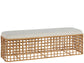 UNIVERSAL - GETAWAY COASTAL LIVING HOME RATTAN BENCH