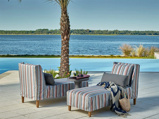 UNIVERSAL - COASTAL LIVING OUTDOOR GARLAND OUTDOOR SLIPCOVER CHAISE - SPECIAL ORDER