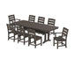 Polywood - Lakeside 9-Piece Dining Set with Trestle Legs - FREE SHIPPING