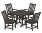 Polywood - Vineyard 5-Piece Farmhouse Trestle Arm Chair Dining Set - FREE SHIPPING