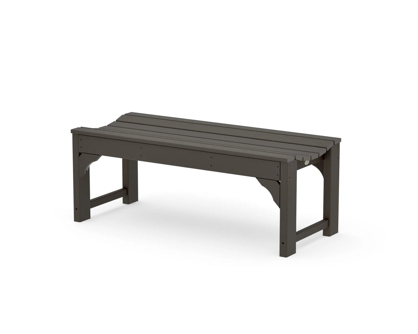 Polywood - Traditional Garden 48" Backless Bench - FREE SHIPPING