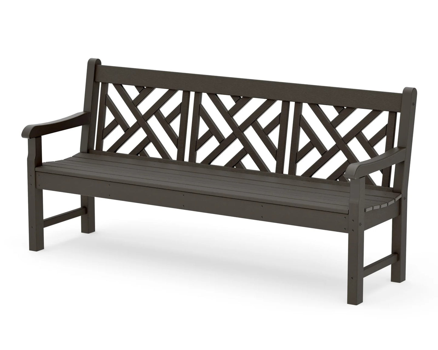 Polywood - Rockford 72" Chippendale Bench - FREE SHIPPING