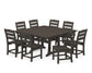 Polywood - Lakeside 9-Piece Farmhouse Trestle Dining Set - FREE SHIPPING