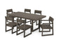 Polywood - EDGE 7-Piece Dining Set - FREE SHIPPING