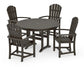 Polywood - Palm Coast 5-Piece Round Farmhouse Dining Set - FREE SHIPPING