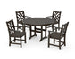 Polywood - Chippendale 5-Piece Round Farmhouse Dining Set - FREE SHIPPING