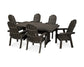 Polywood - Vineyard Curveback Adirondack 7-Piece Dining Set with Trestle Legs - FREE SHIPPING
