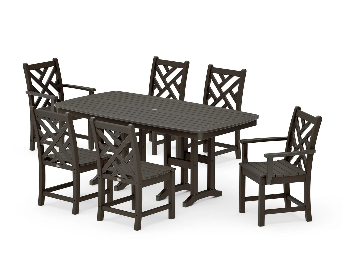 Polywood - Chippendale 7-Piece Dining Set - FREE SHIPPING