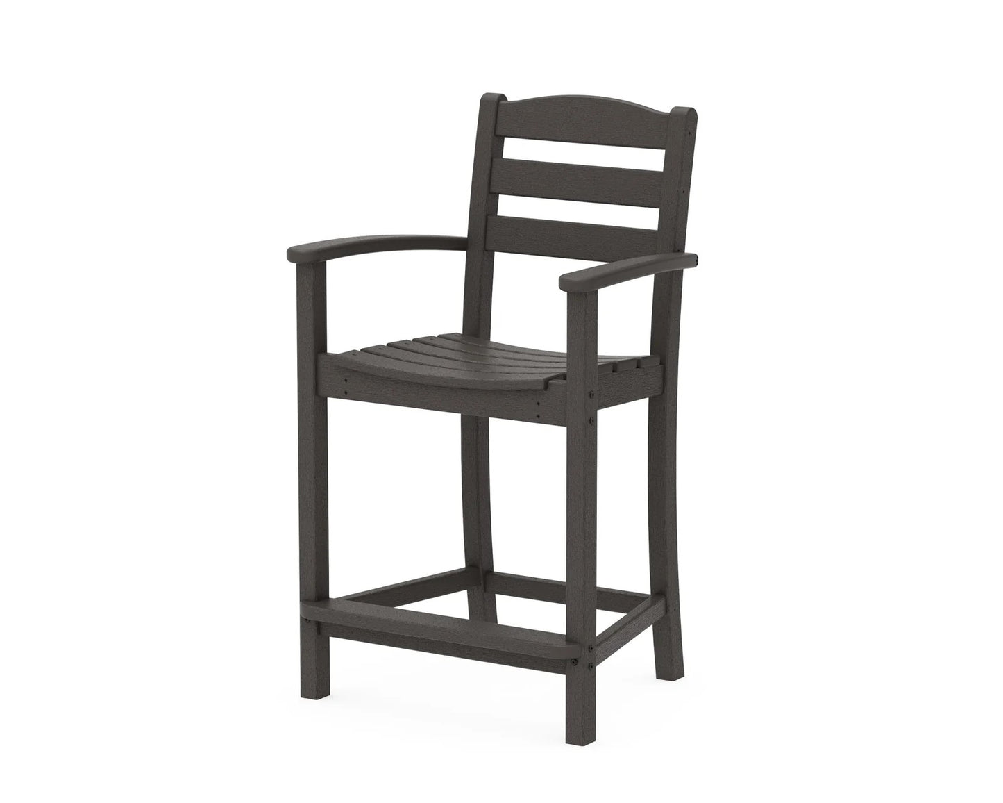 Polywood - La Casa Café Counter Arm Chair - FREE SHIPPING