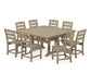 Polywood - Lakeside 9-Piece Farmhouse Trestle Dining Set - FREE SHIPPING