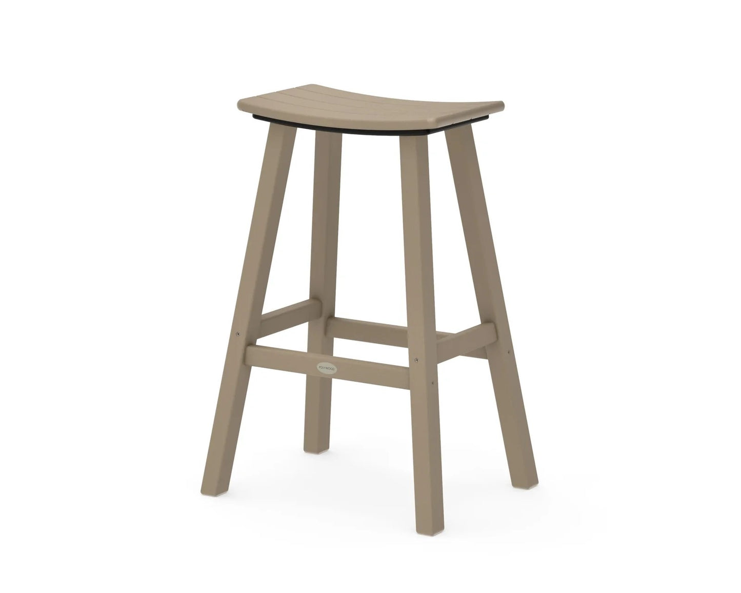 Polywood - Bar Stool Traditional 30" Saddle Bar Stool - FREE SHIPPING
