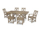 Polywood - Braxton 7-Piece Rustic Farmhouse Dining Set - FREE SHIPPING
