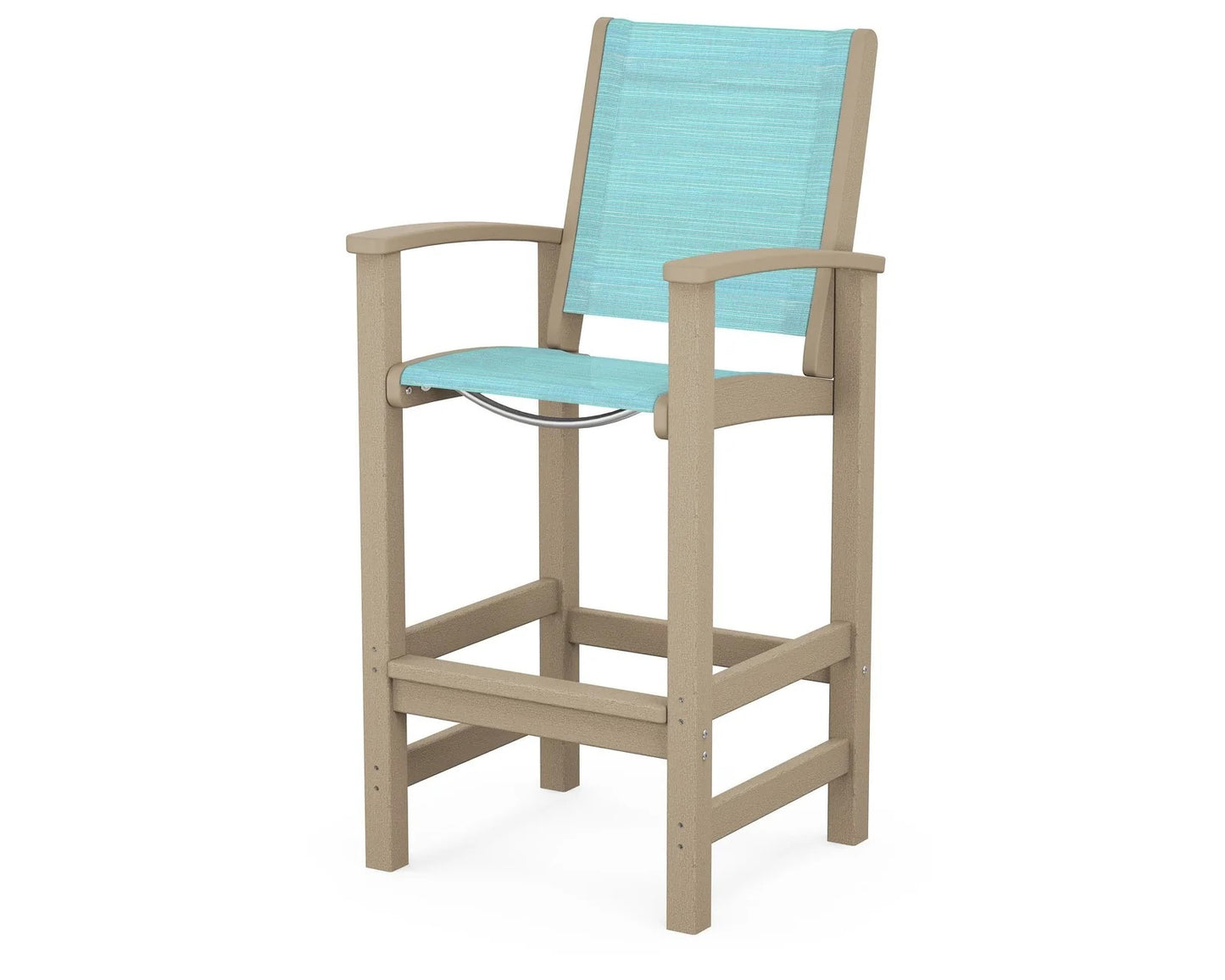 Polywood - Coastal Bar Chair in Vintage Finish - FREE SHIPPING