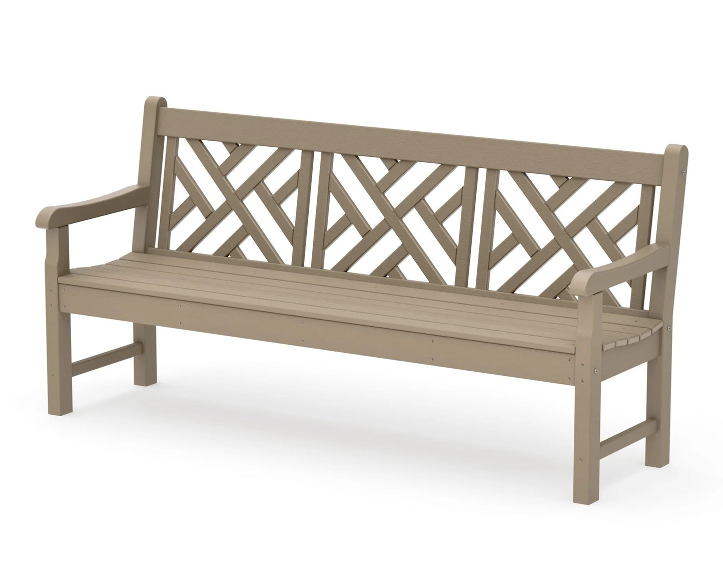 Polywood - Rockford 72" Chippendale Bench - FREE SHIPPING