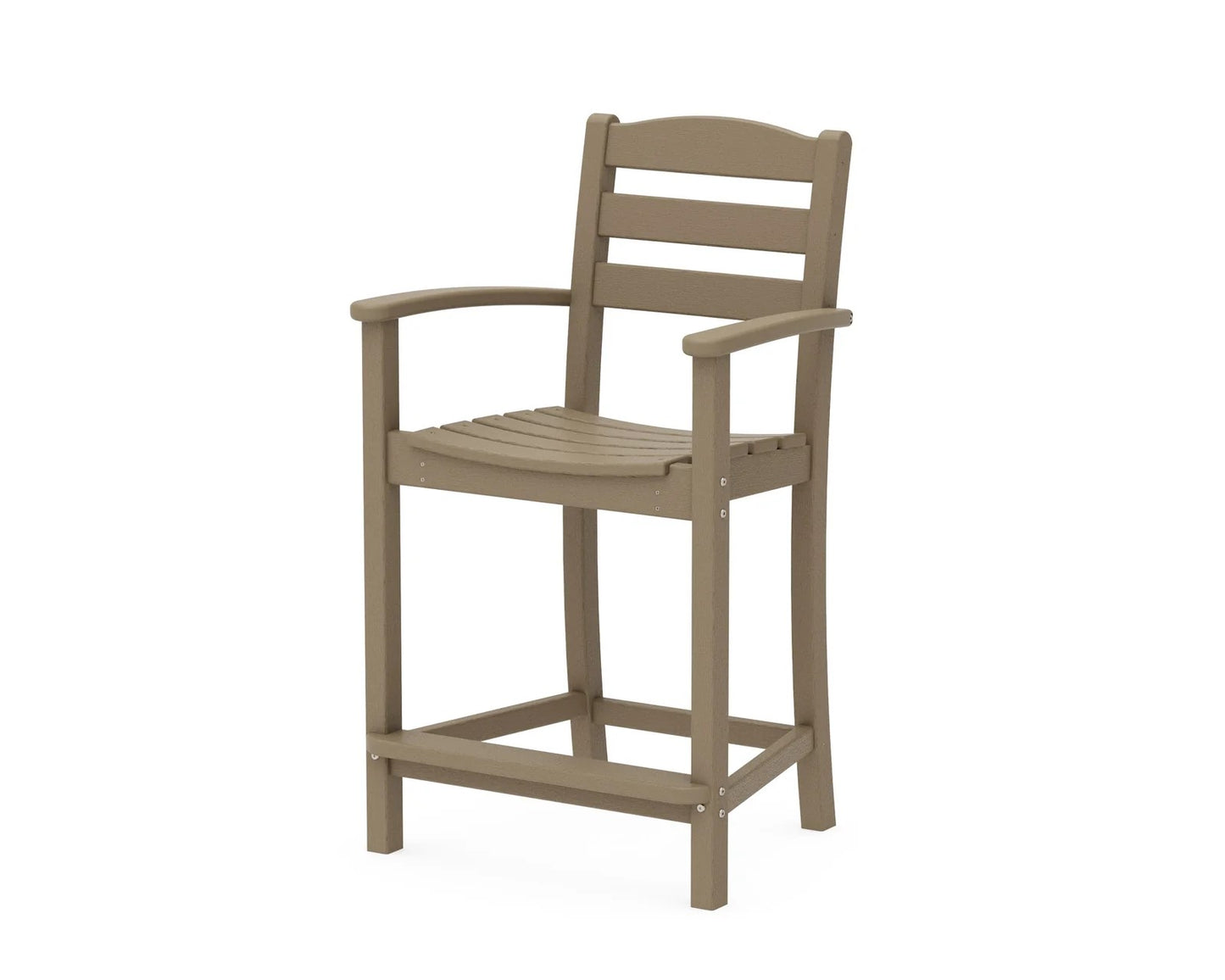 Polywood - La Casa Café Counter Arm Chair - FREE SHIPPING
