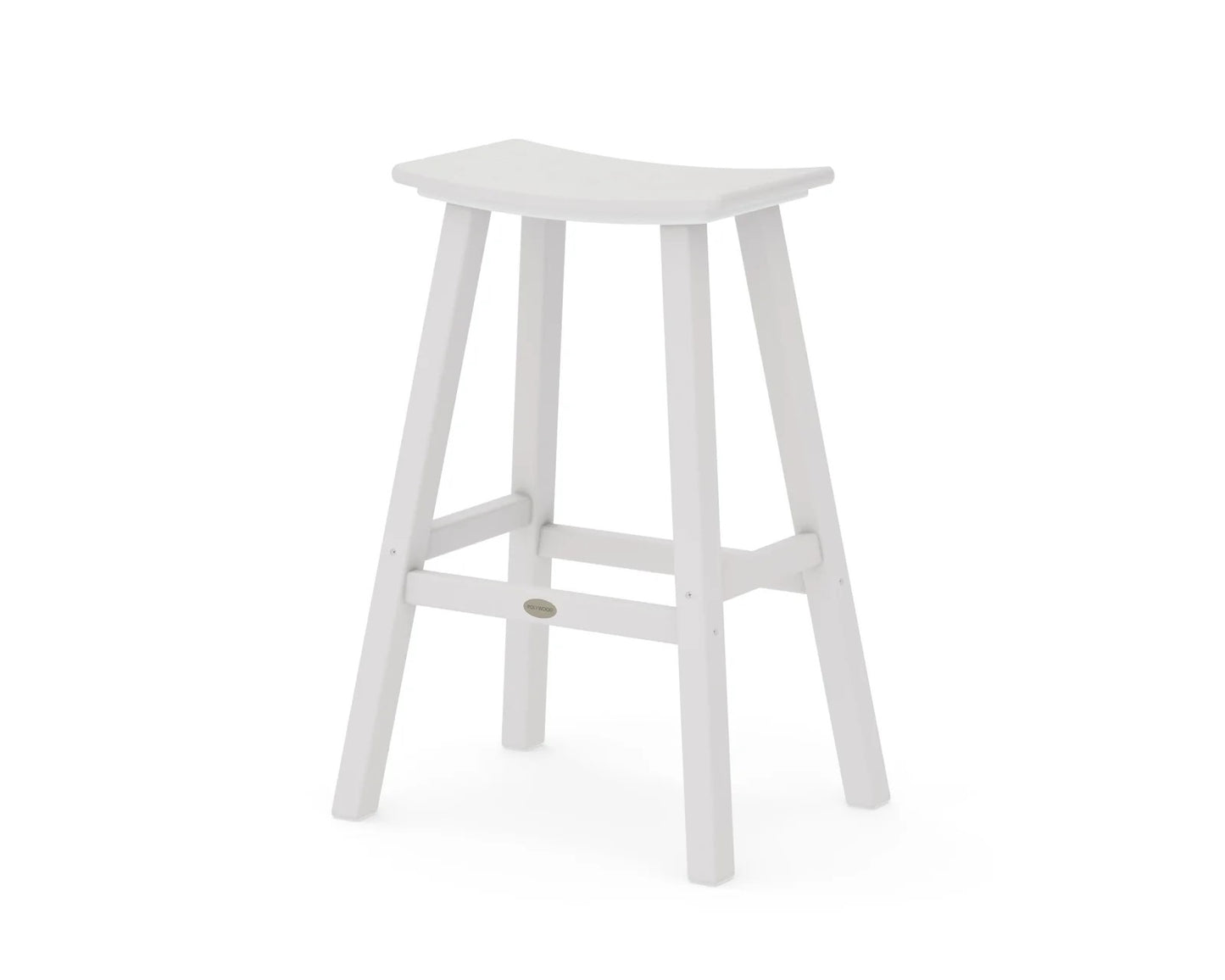 Polywood - Bar Stool Traditional 30" Saddle Bar Stool - FREE SHIPPING