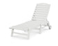 Polywood - Nautical Chaise with Wheels - FREE SHIPPING