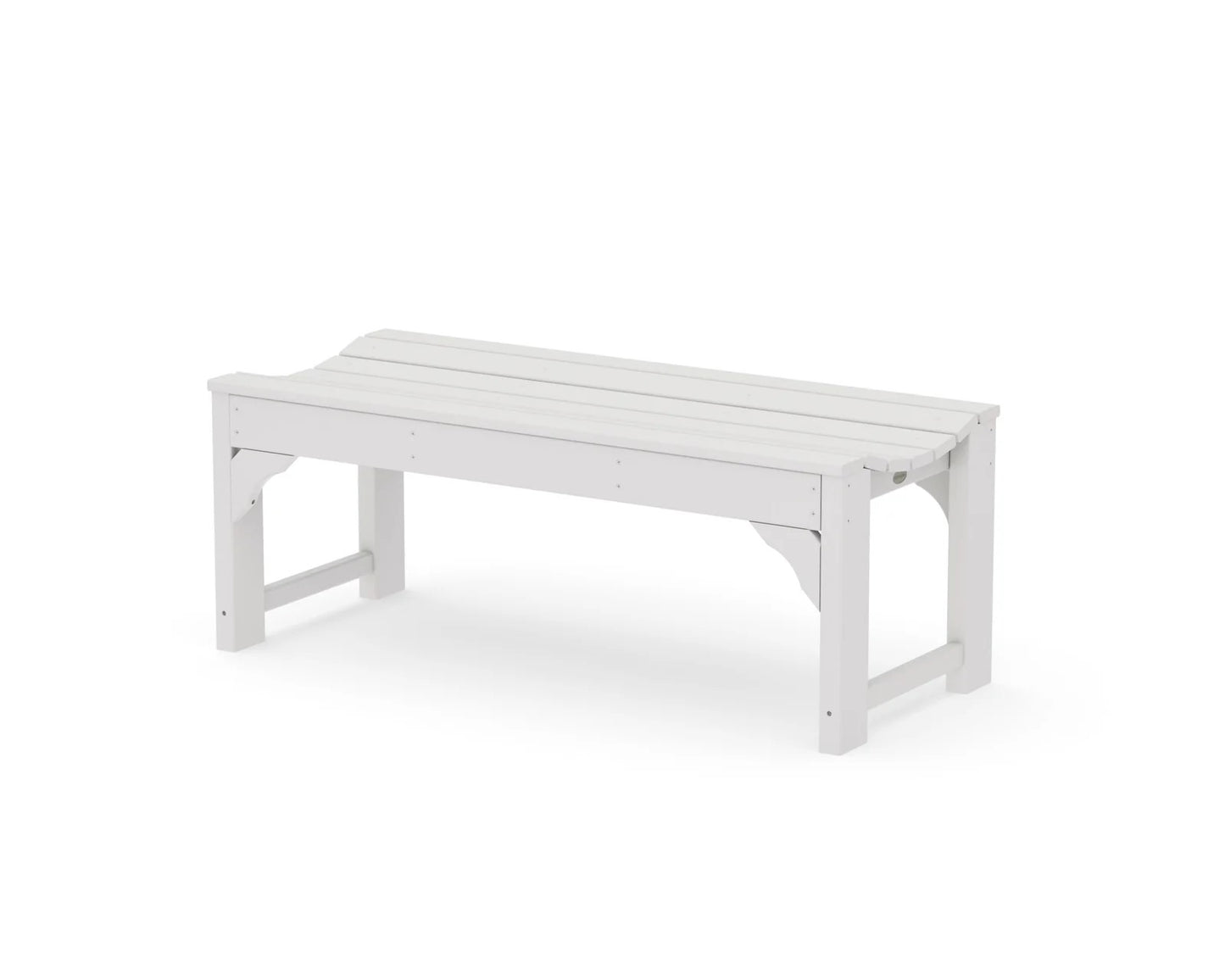 Polywood - Traditional Garden 48" Backless Bench - FREE SHIPPING