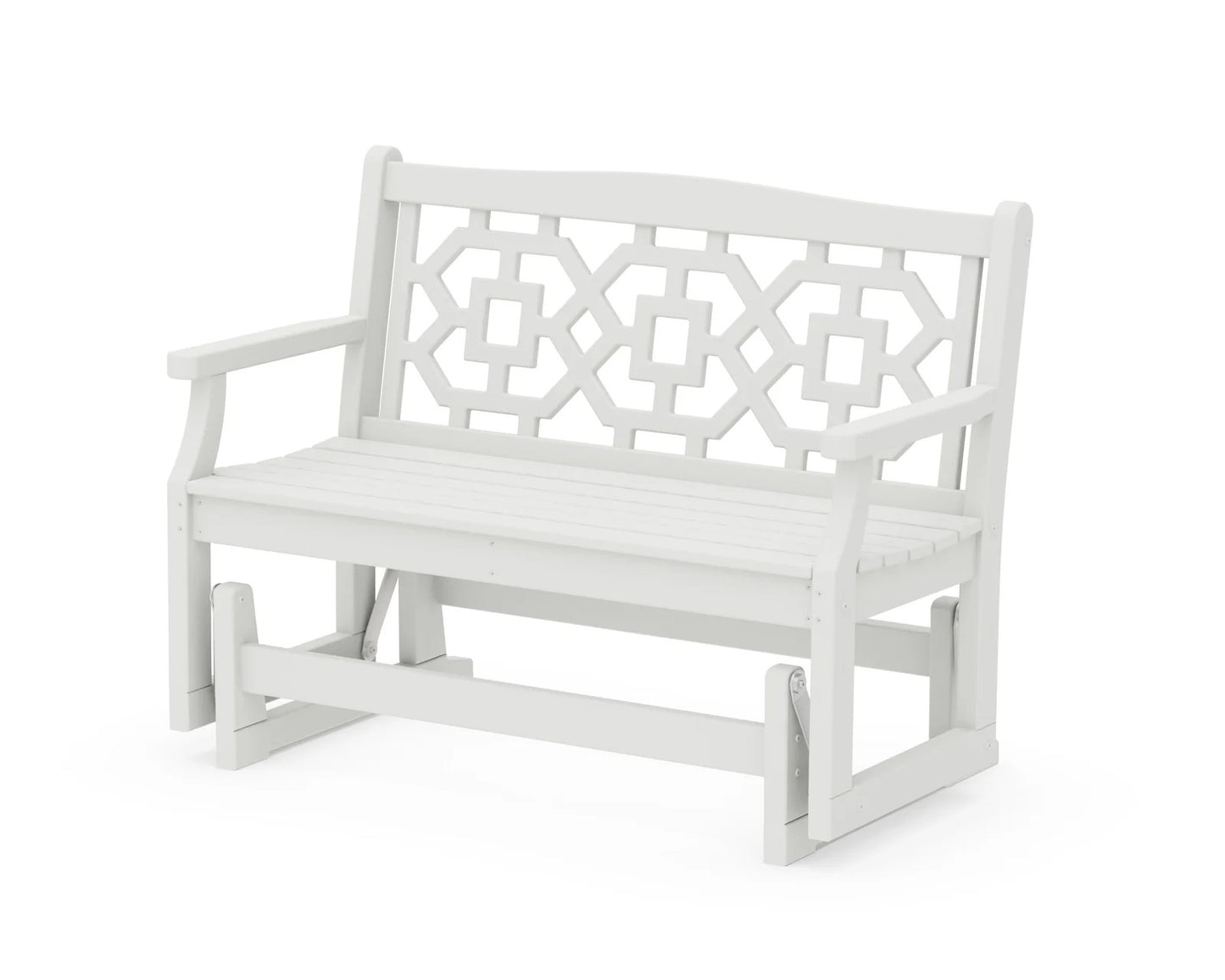 Polywood - Chinoiserie 48” Glider - FREE SHIPPING