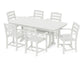 Polywood - La Casa Café 7-Piece Arm Chair Dining Set with Trestle Legs - FREE SHIPPING