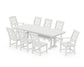 Polywood - Chinoiserie 9-Piece Dining Set with Trestle Legs - FREE SHIPPING