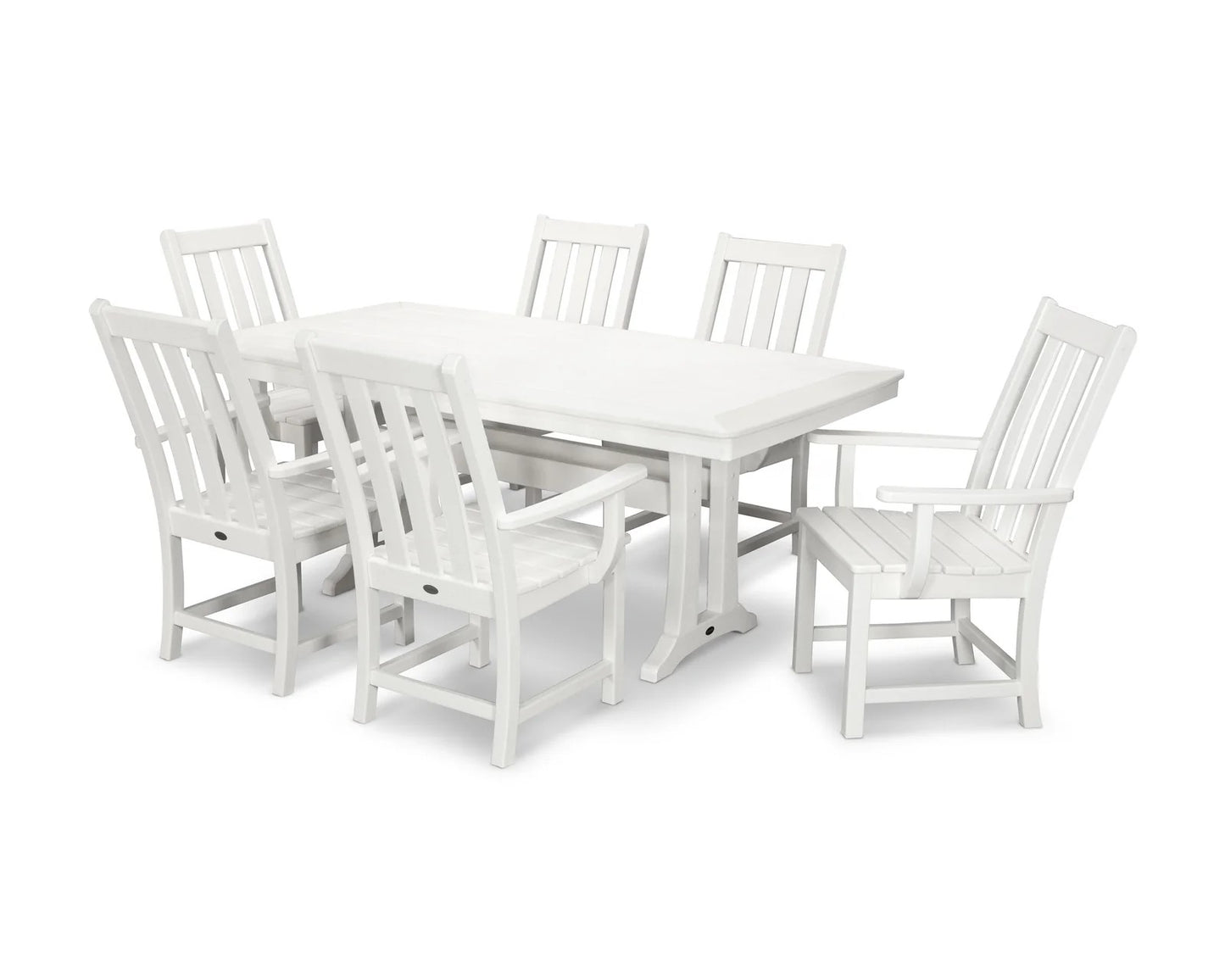 Polywood - Vineyard 7-Piece Arm Chair Dining Set - FREE SHIPPING