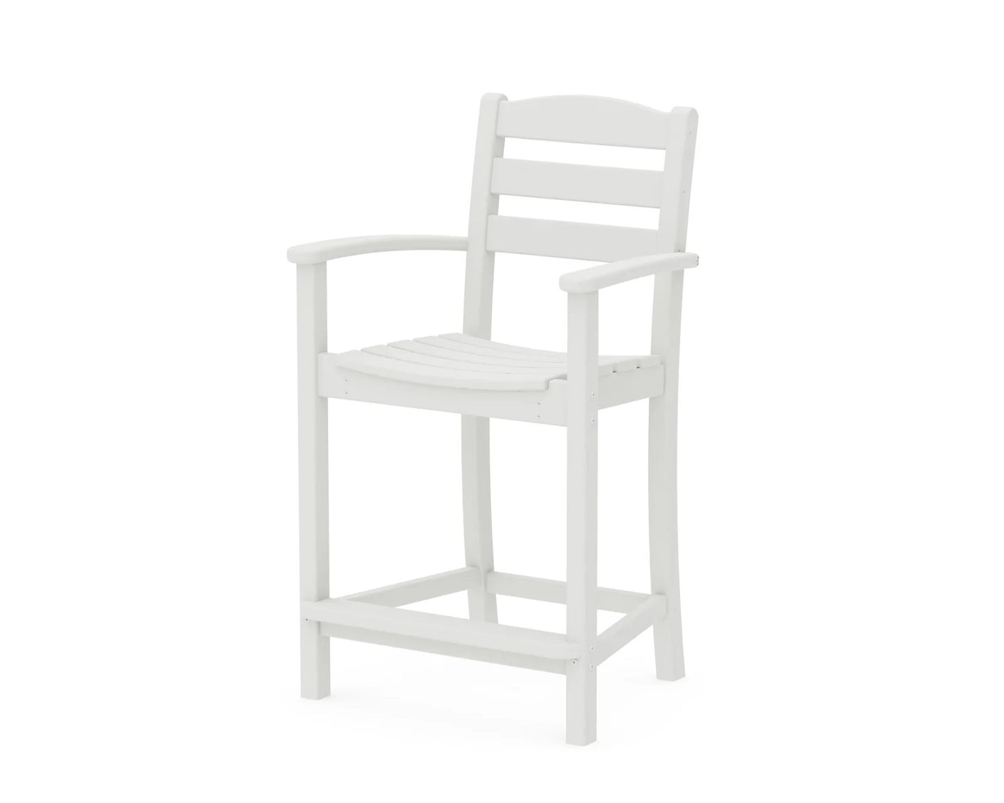 Polywood - La Casa Café Counter Arm Chair - FREE SHIPPING