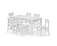 Polywood - Modern Studio Urban Chair 7-Piece Parsons Table Dining Set - FREE SHIPPING