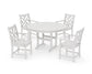 Polywood - Chippendale 5-Piece Round Farmhouse Dining Set - FREE SHIPPING