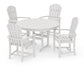 Polywood - Palm Coast 5-Piece Round Farmhouse Dining Set - FREE SHIPPING