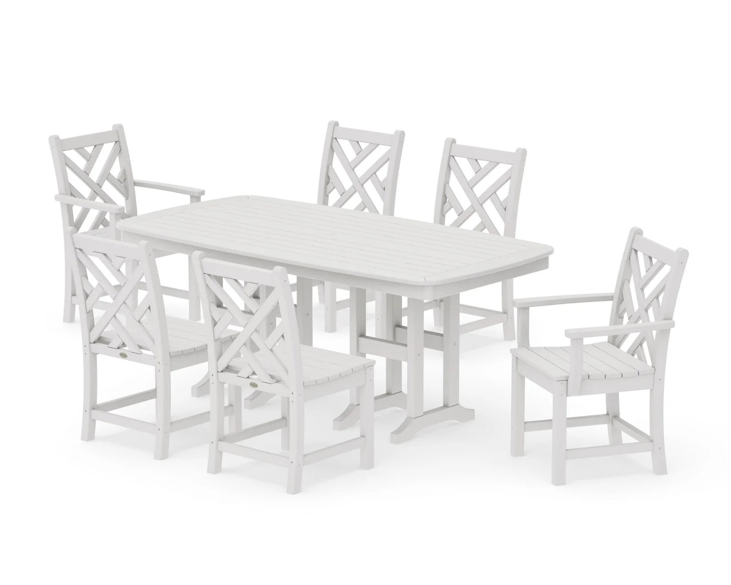 Polywood - Chippendale 7-Piece Dining Set - FREE SHIPPING