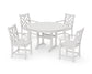 Polywood - Chippendale 5-Piece Nautical Trestle Dining Arm Chair Set - FREE SHIPPING